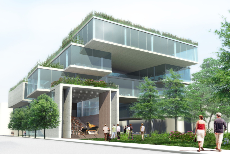 Daegu Gosan Library, Bibliothèque de Daegu Gosan, South Korea, 2012, Dragan Architecture, Paris